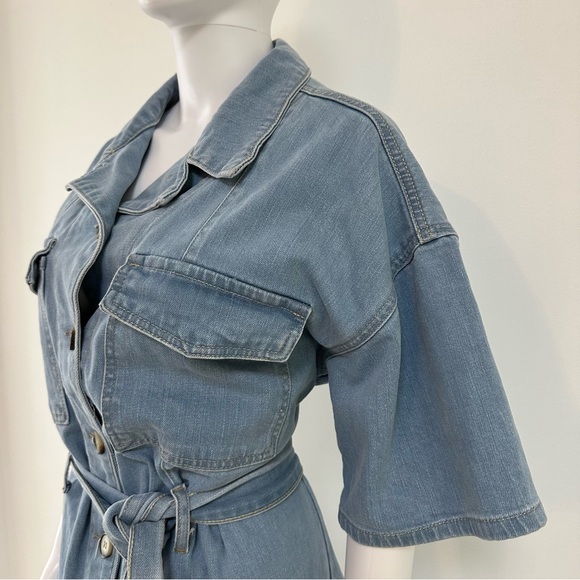 Blue Denim Dress ( Size 14) - Picture 7 of 11